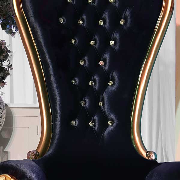 엔틱가구 여왕 퀸 의자(화이트/블랙) 엔틱소파 엔틱체어